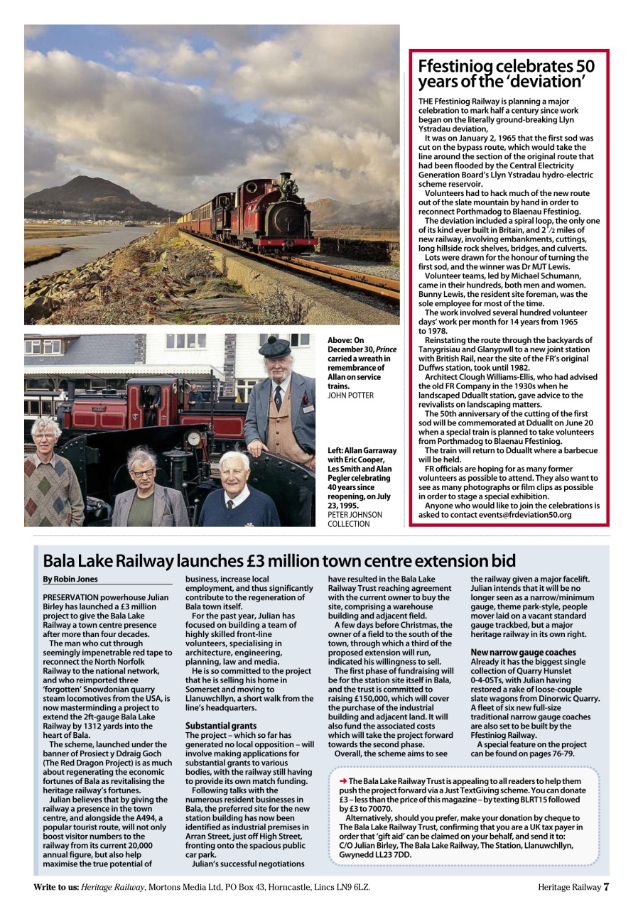 Heritage Railway Preview Pages