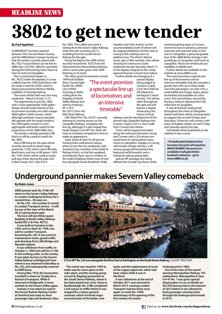 Heritage Railway Preview Pages