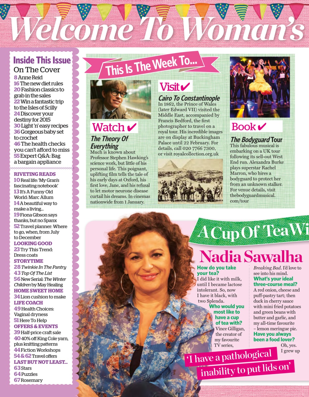 Woman's Weekly Preview Pages
