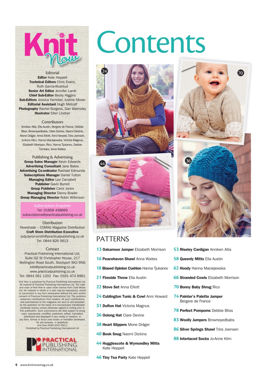 Knit Now Preview Pages