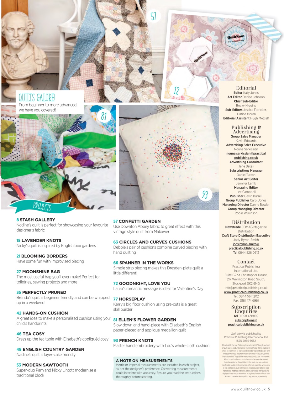 Quilt Now Preview Pages