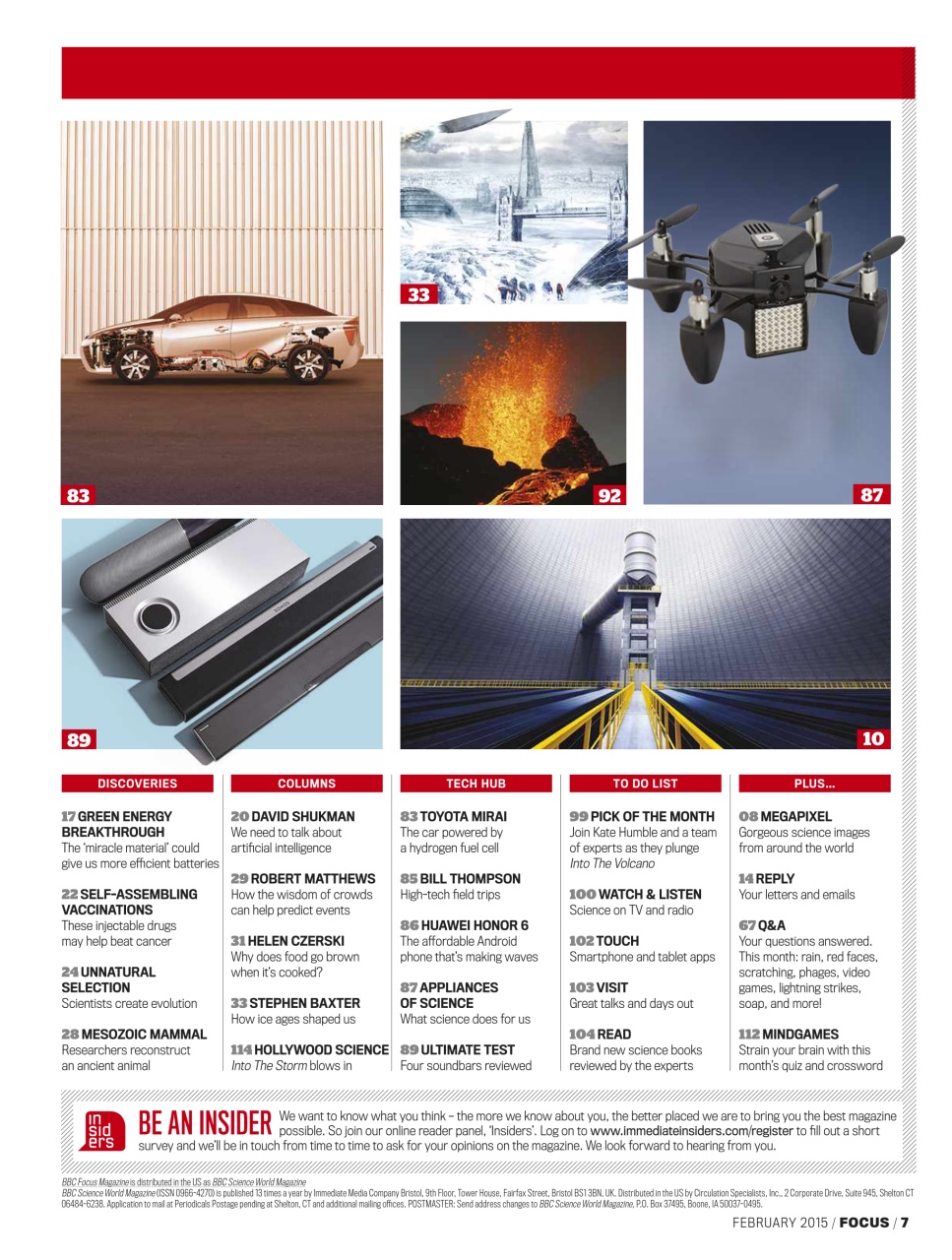 BBC Science Focus Magazine Preview Pages