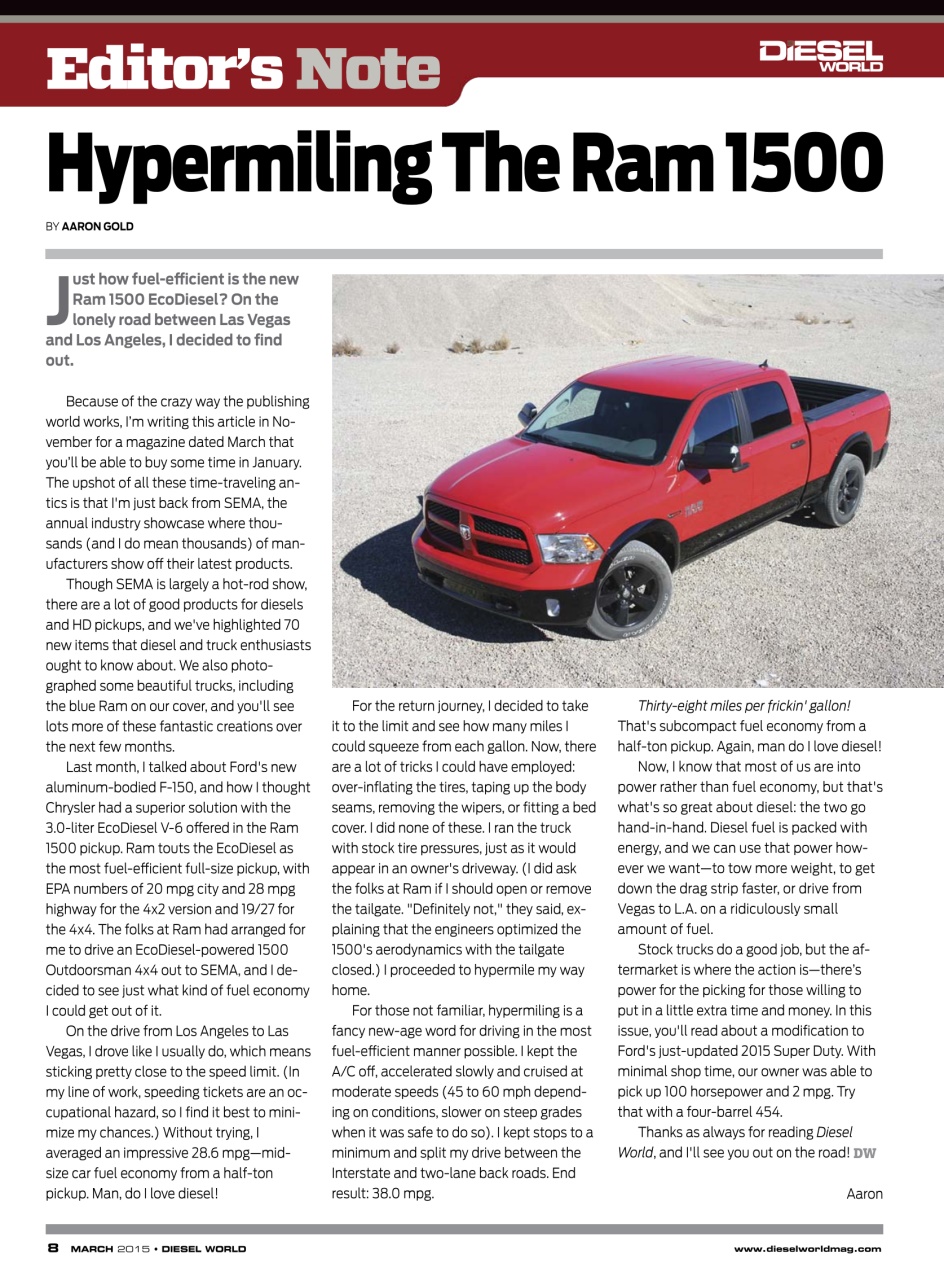 Diesel World Preview Pages