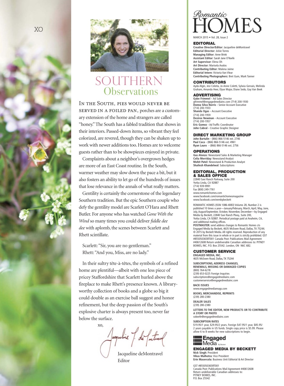 Romantic Homes Preview Pages