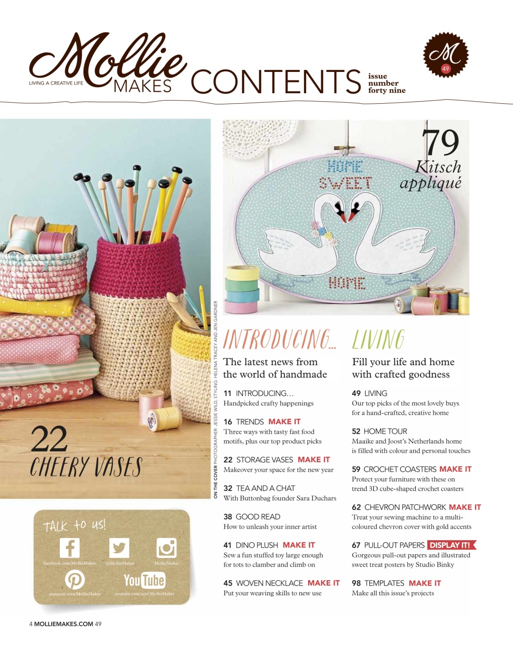 Mollie magazine Preview Pages