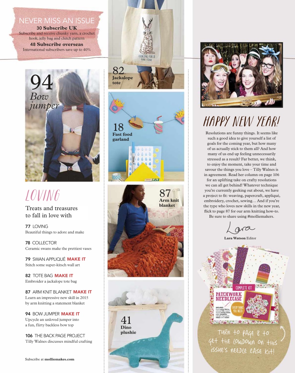 Mollie magazine Preview Pages