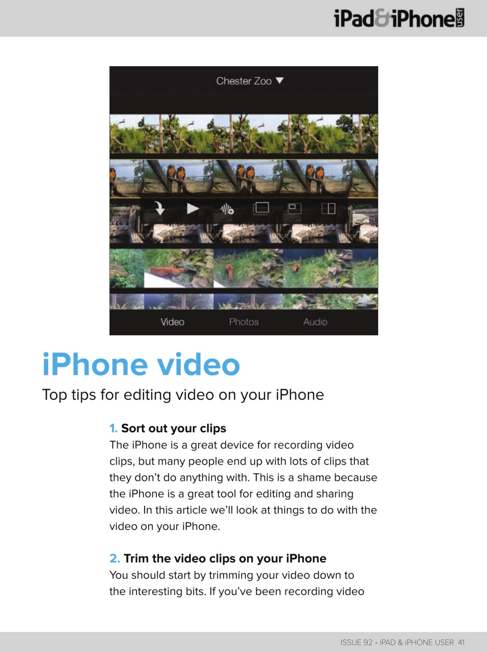 iPad and iPhone User Preview Pages