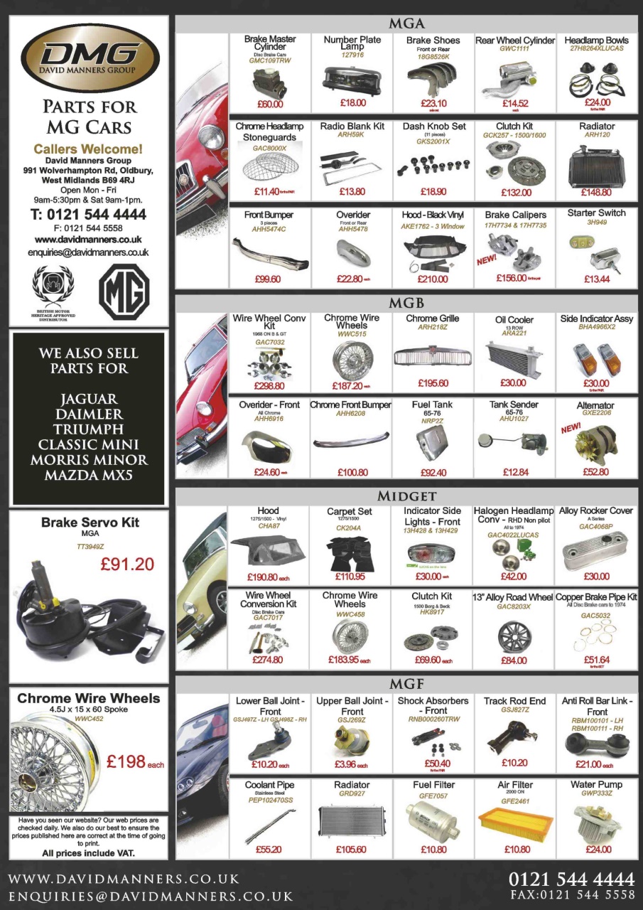 MG Enthusiast Preview Pages