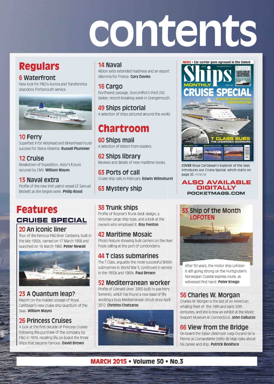 Ships Monthly Preview Pages