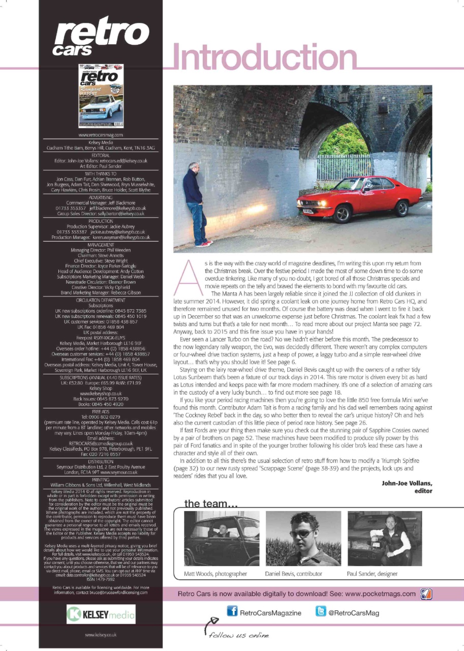 Retro Cars Preview Pages