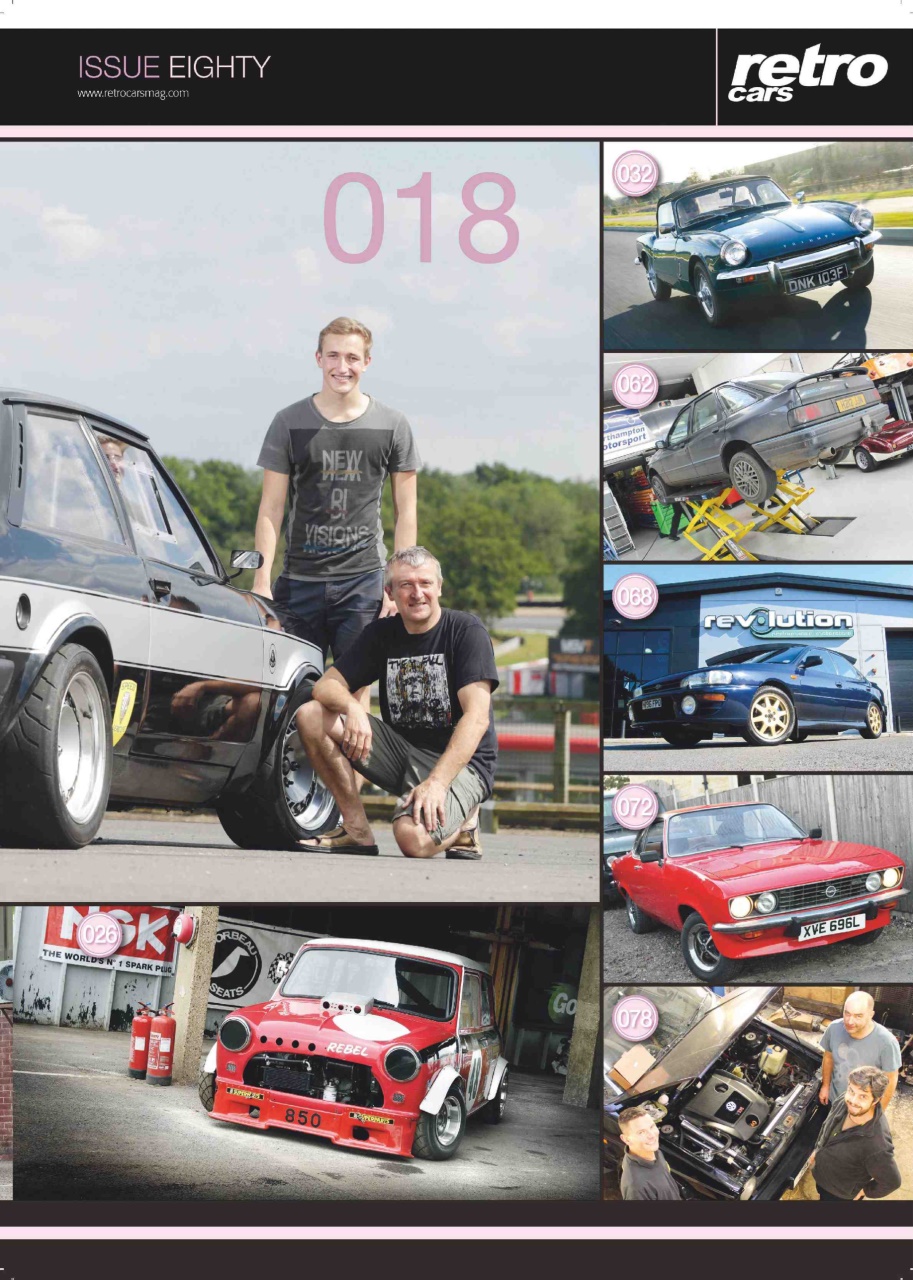 Retro Cars Preview Pages