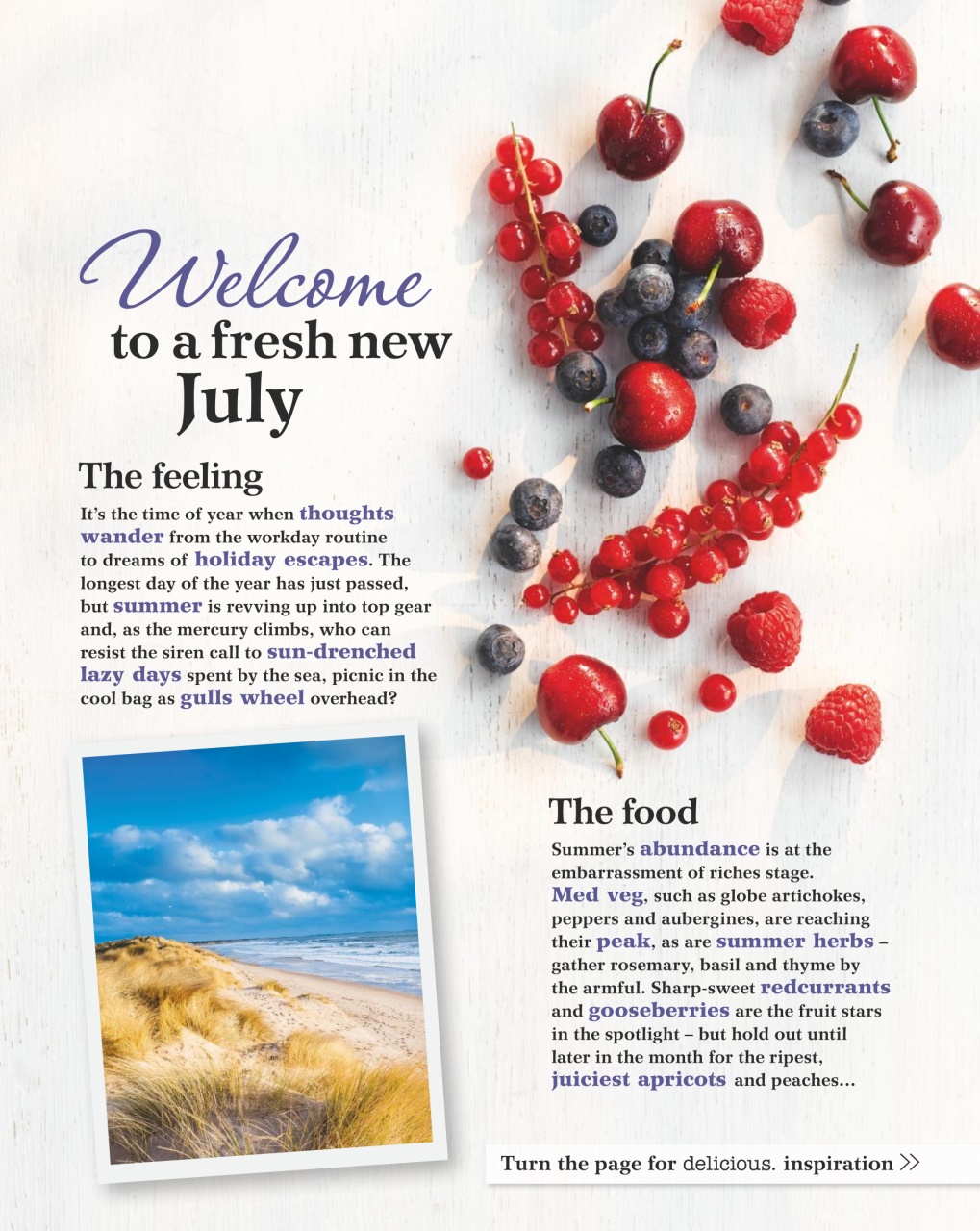 delicious. Magazine Preview Pages