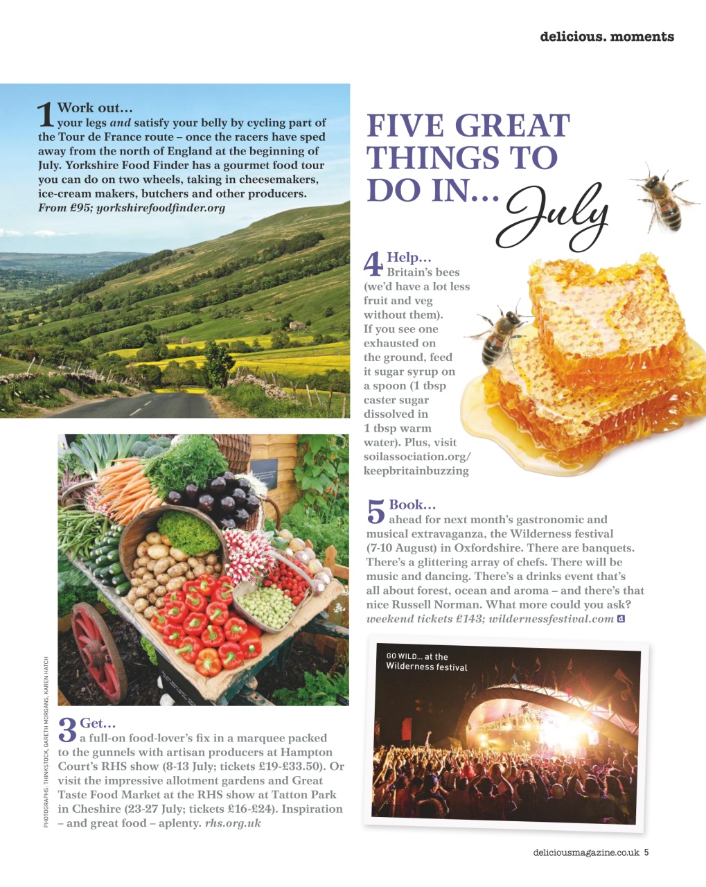 delicious. Magazine Preview Pages