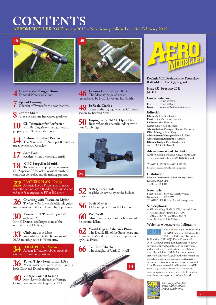 AeroModeller Preview Pages