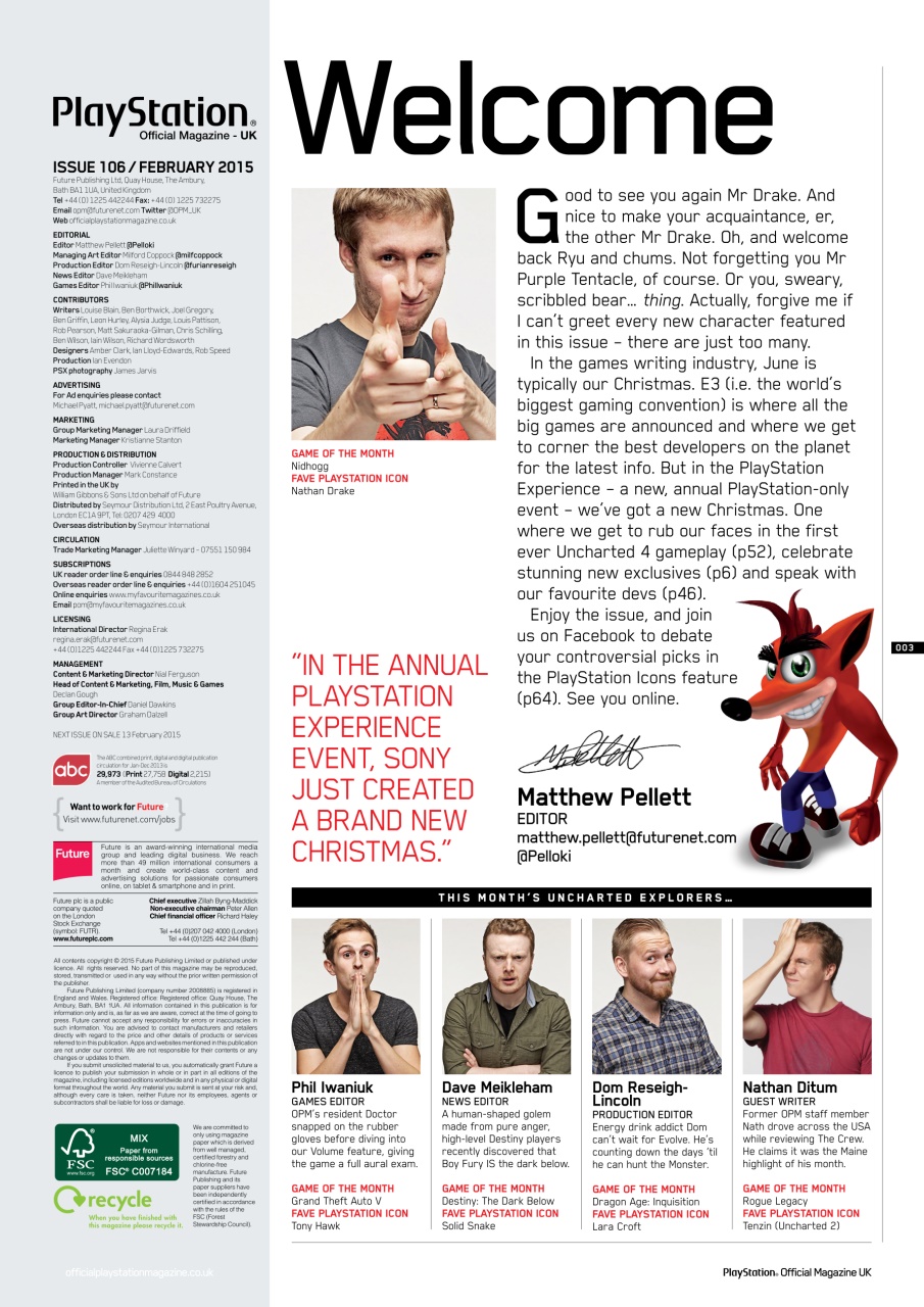 PLAY Magazine Preview Pages