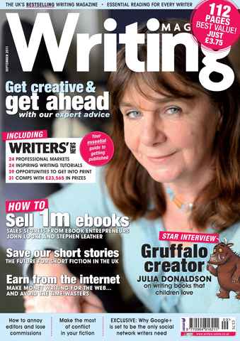 Writing Magazine issue September 2011