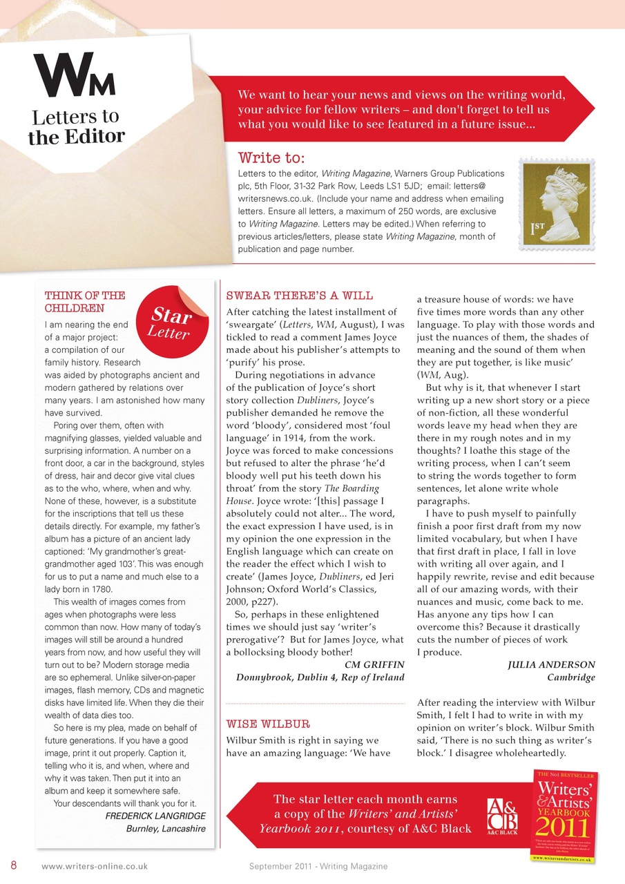 Writing Magazine Preview Pages