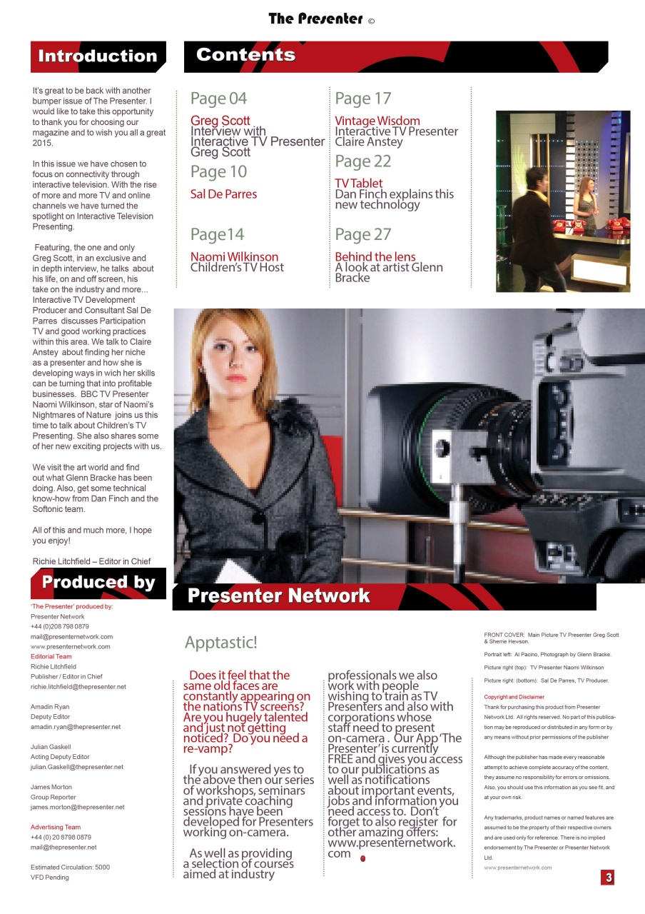 The Presenter Preview Pages