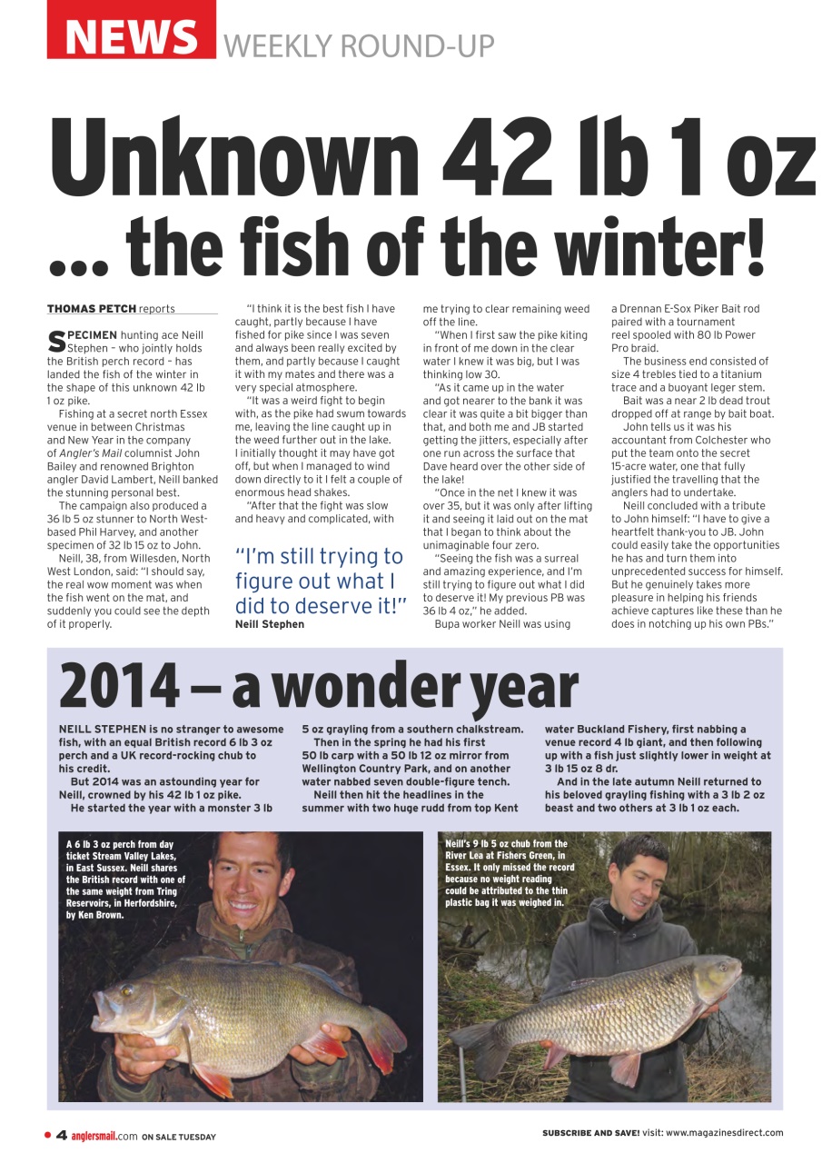 Anglers Mail Preview Pages