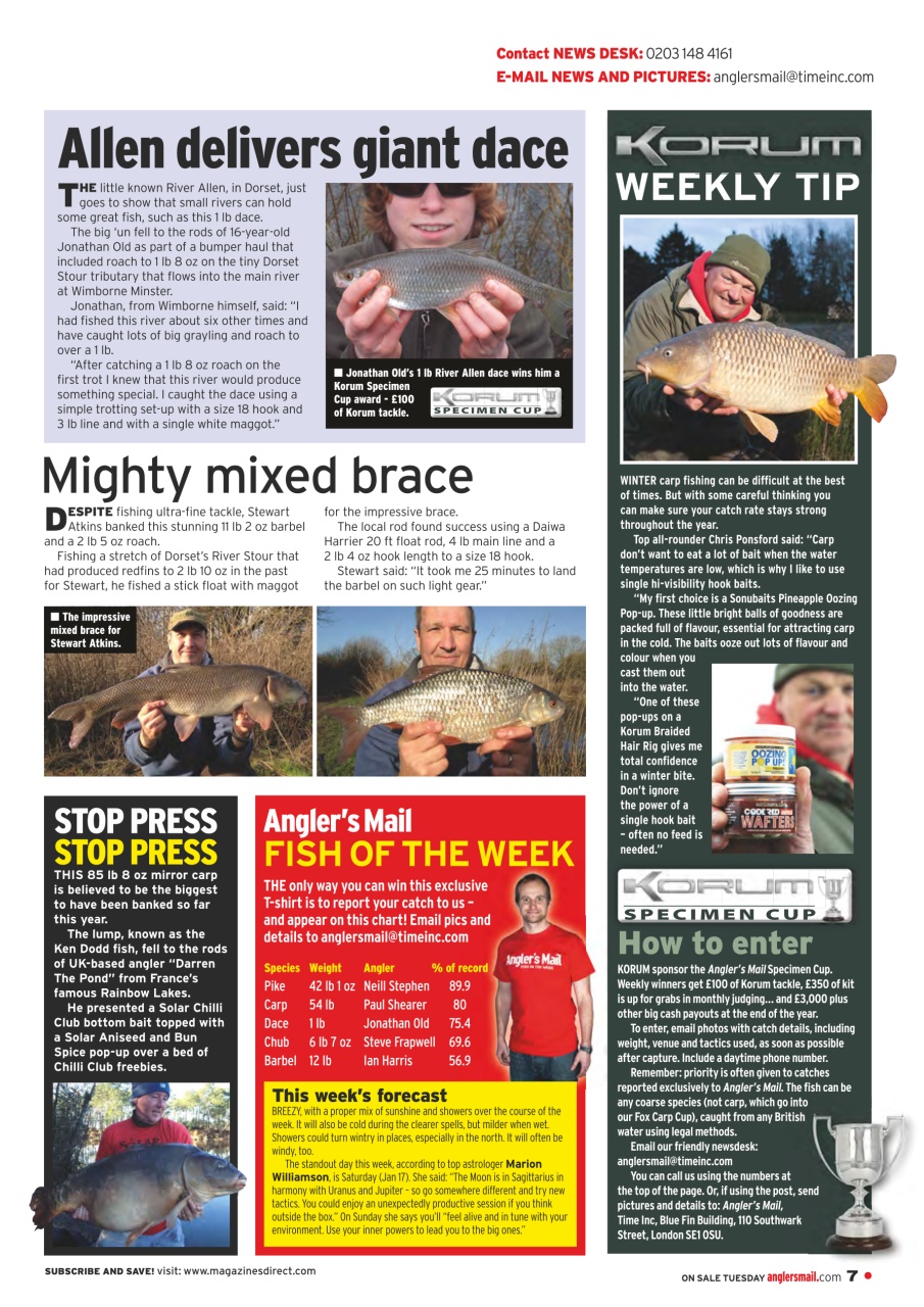 Anglers Mail Preview Pages