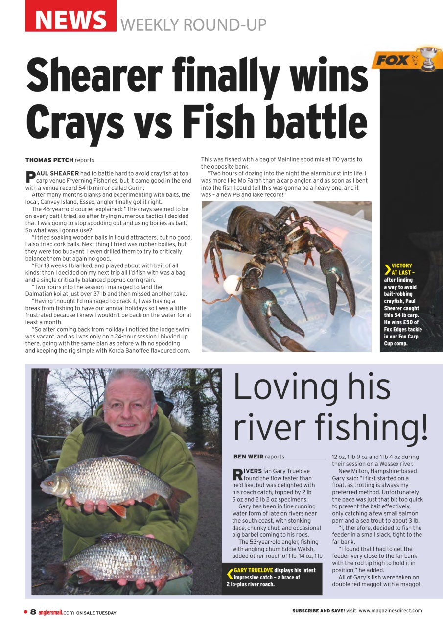 Anglers Mail Preview Pages