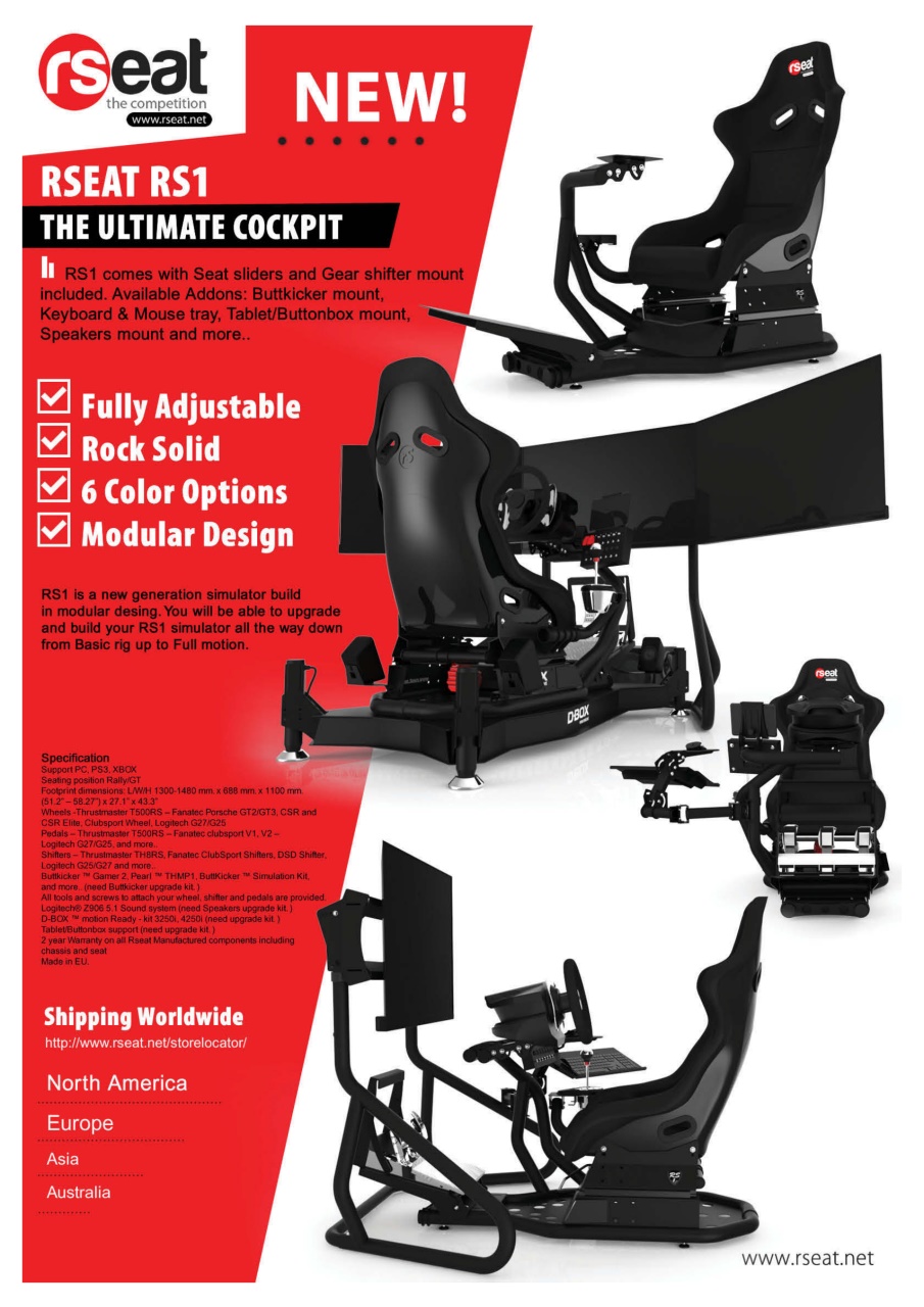 Sim Racer Preview Pages