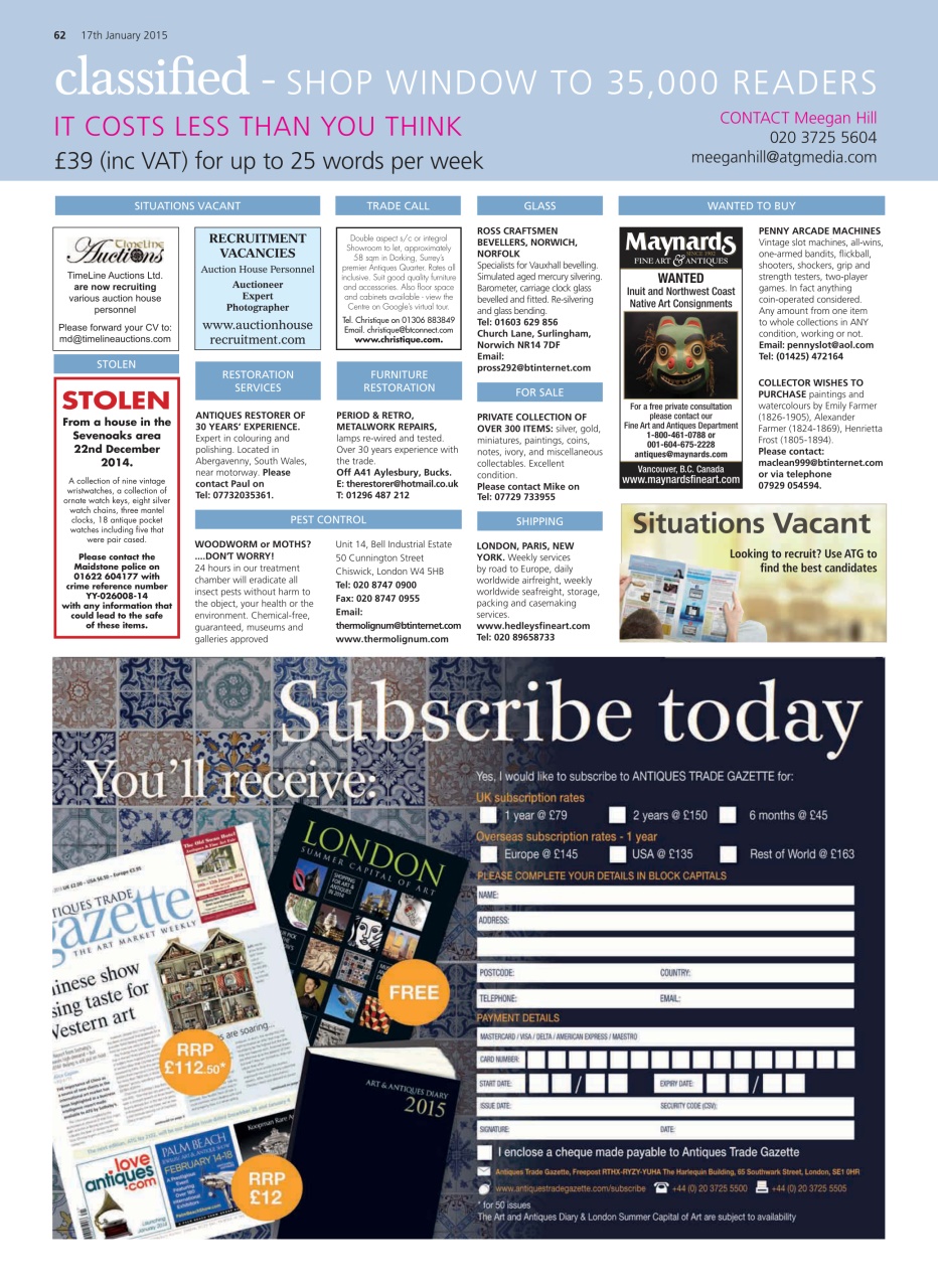 Antiques Trade Gazette Preview Pages