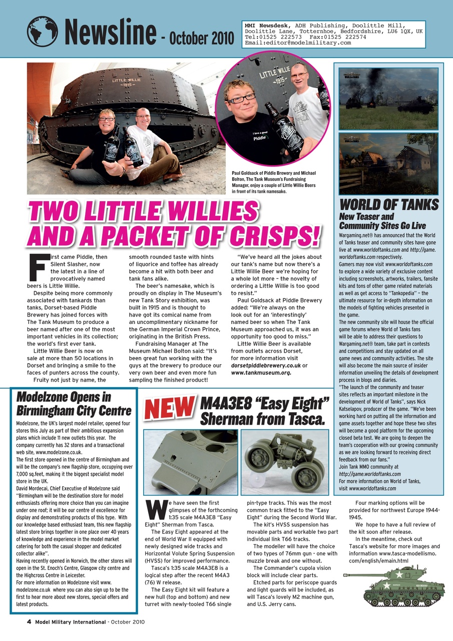 Model Military International Preview Pages