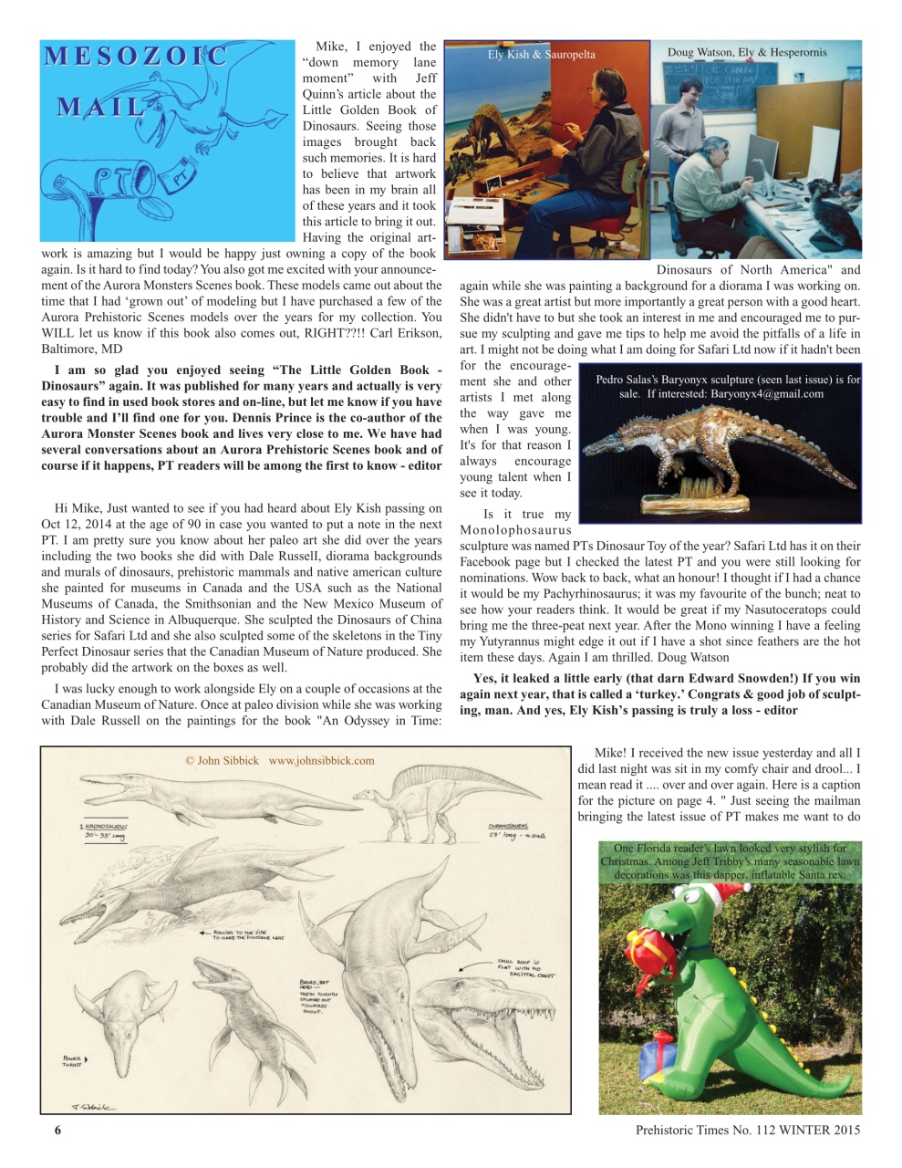 Prehistoric Times Preview Pages