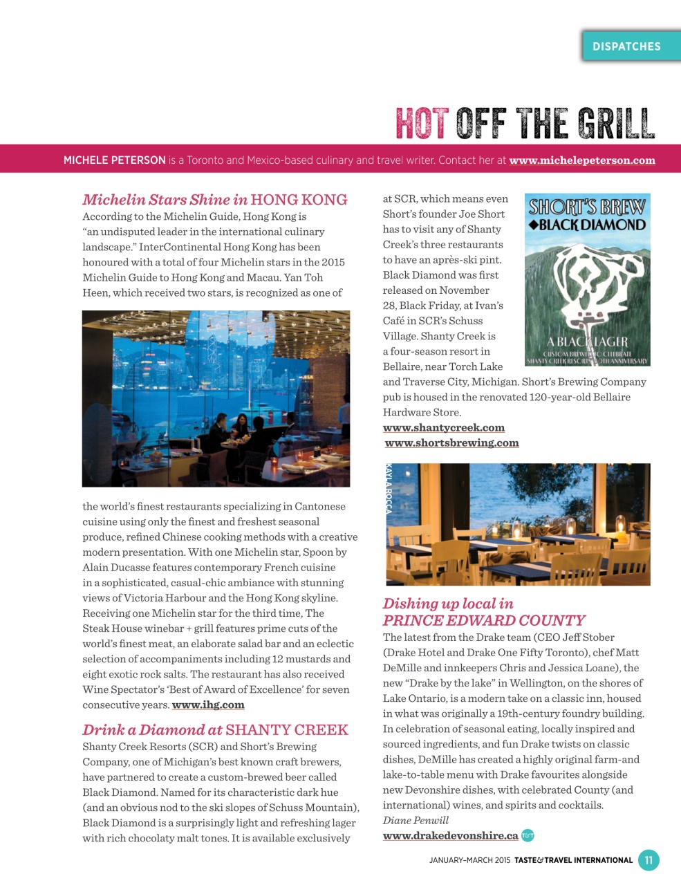 Taste & Travel International Preview Pages