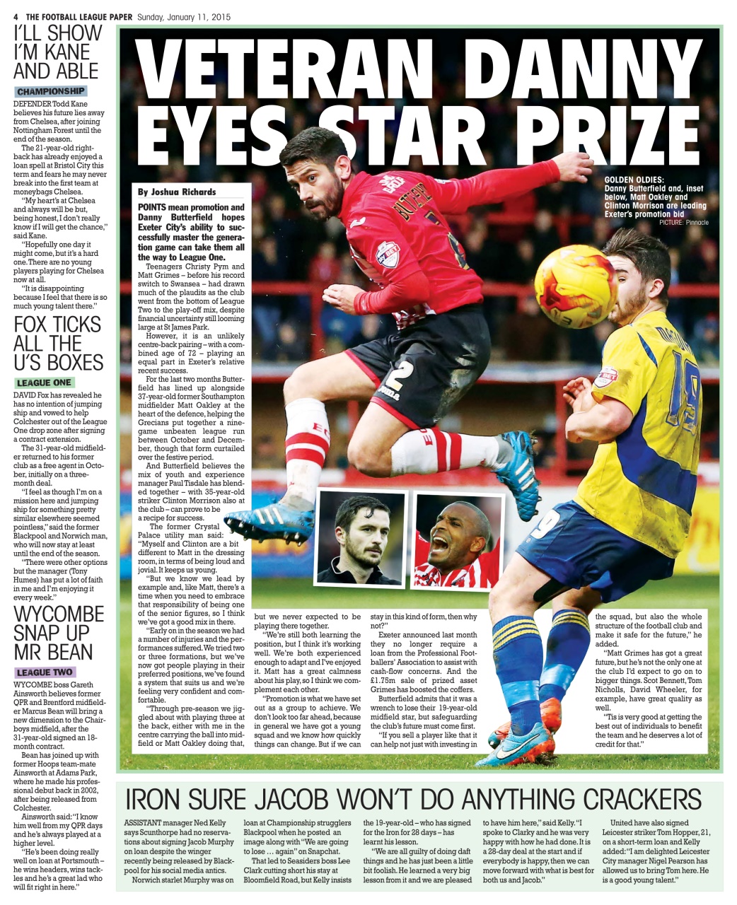The Football League Paper Preview Pages