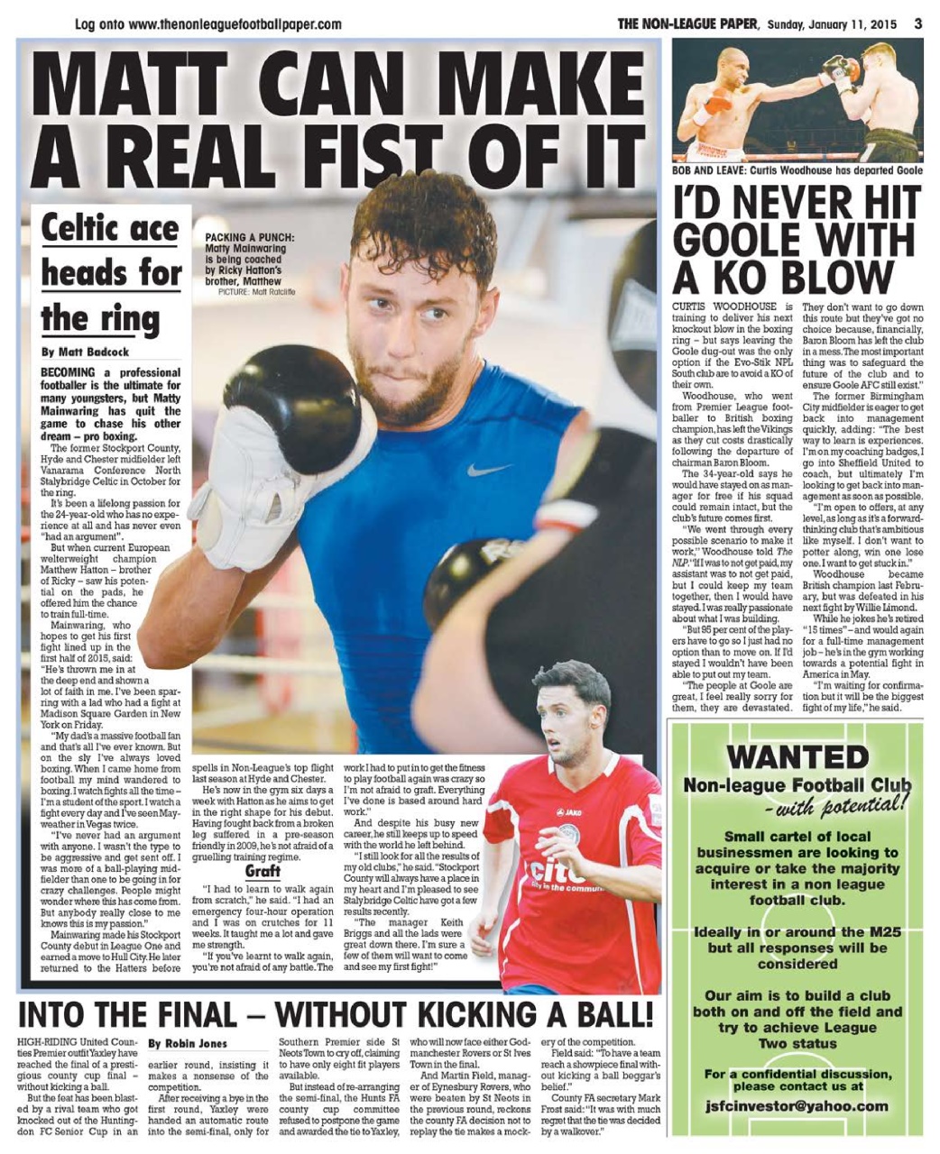 The Non-League Football Paper Preview Pages