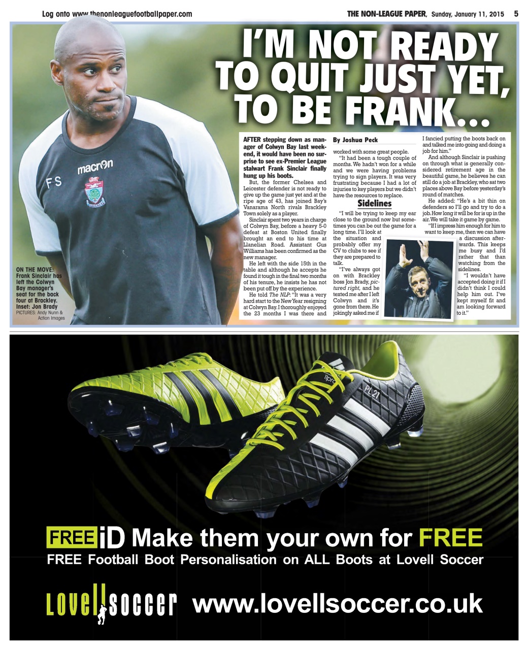 The Non-League Football Paper Preview Pages