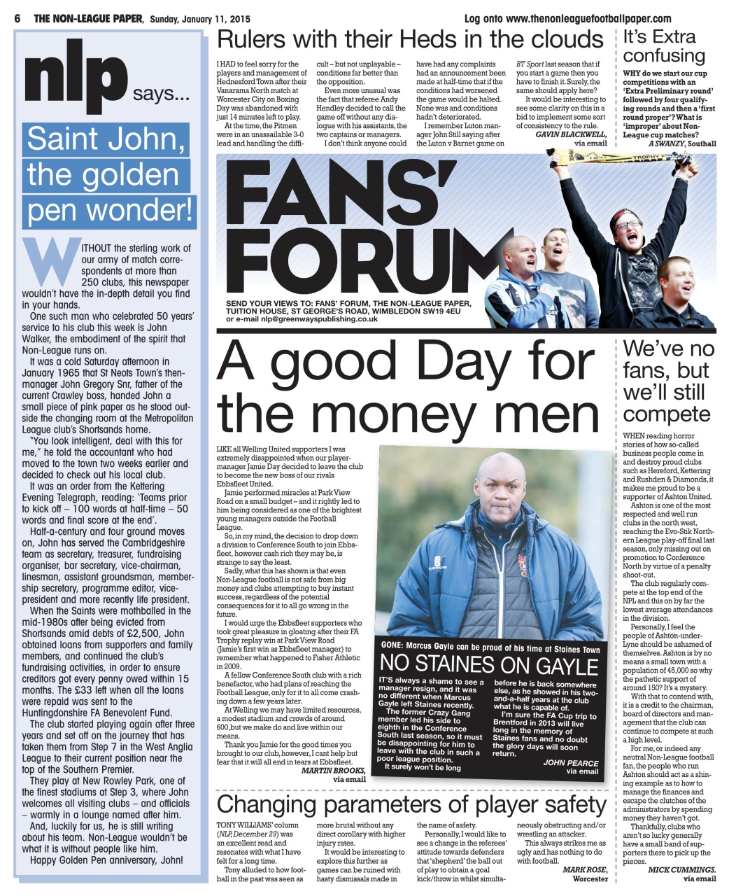 The Non-League Football Paper Preview Pages
