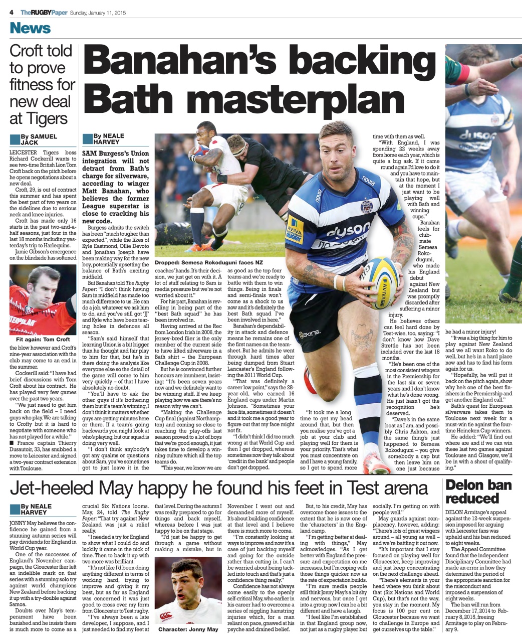 The Rugby Paper Preview Pages