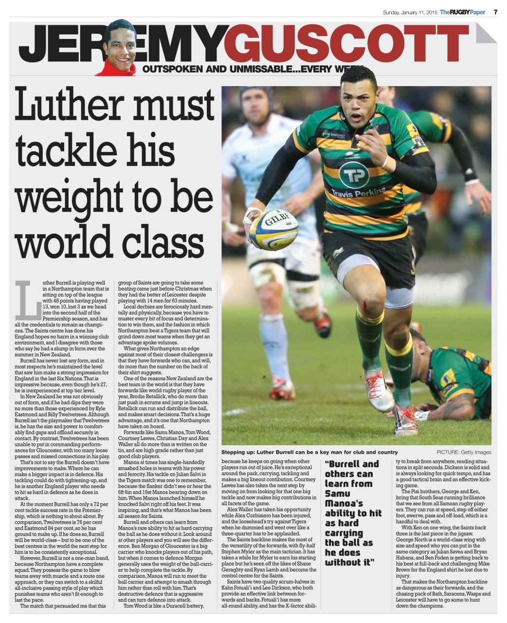 The Rugby Paper Preview Pages