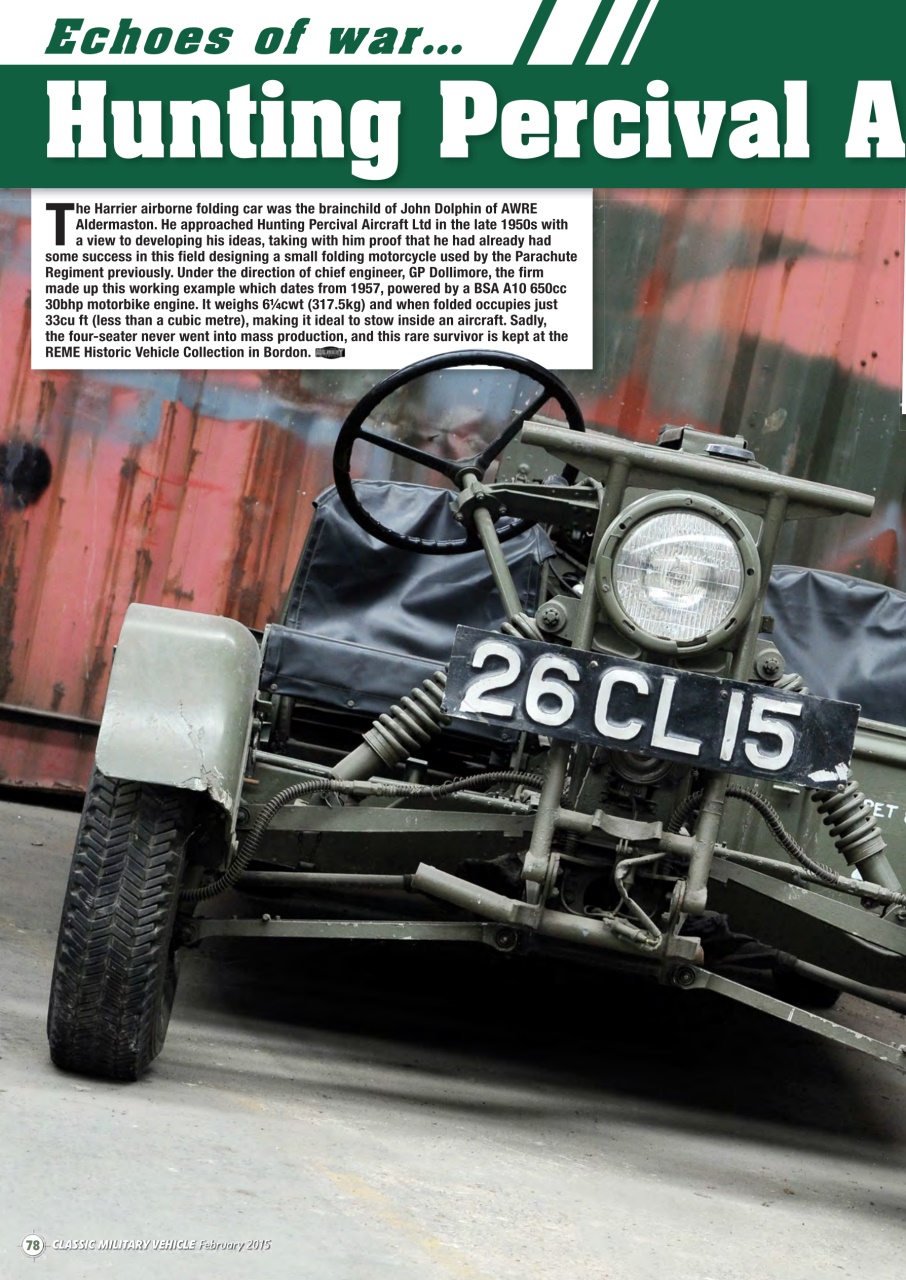Classic Military Vehicle Preview Pages