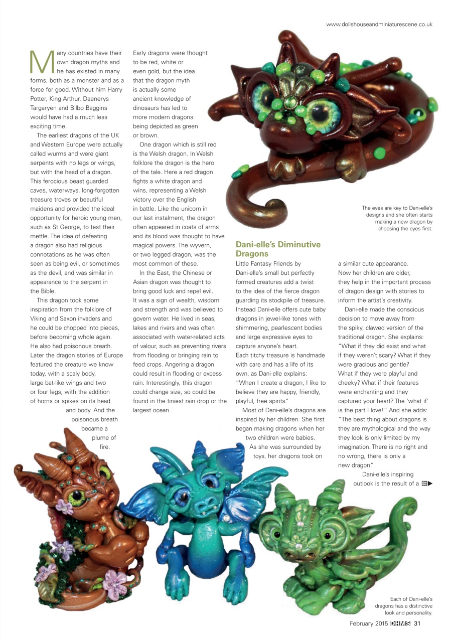 Dolls House and Miniature Scene Preview Pages