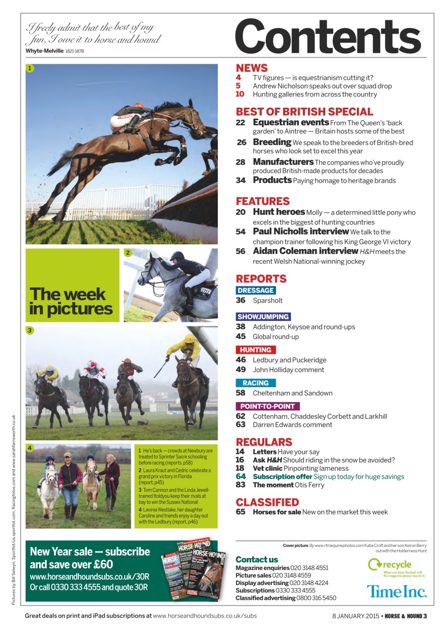 Horse & Hound Preview Pages