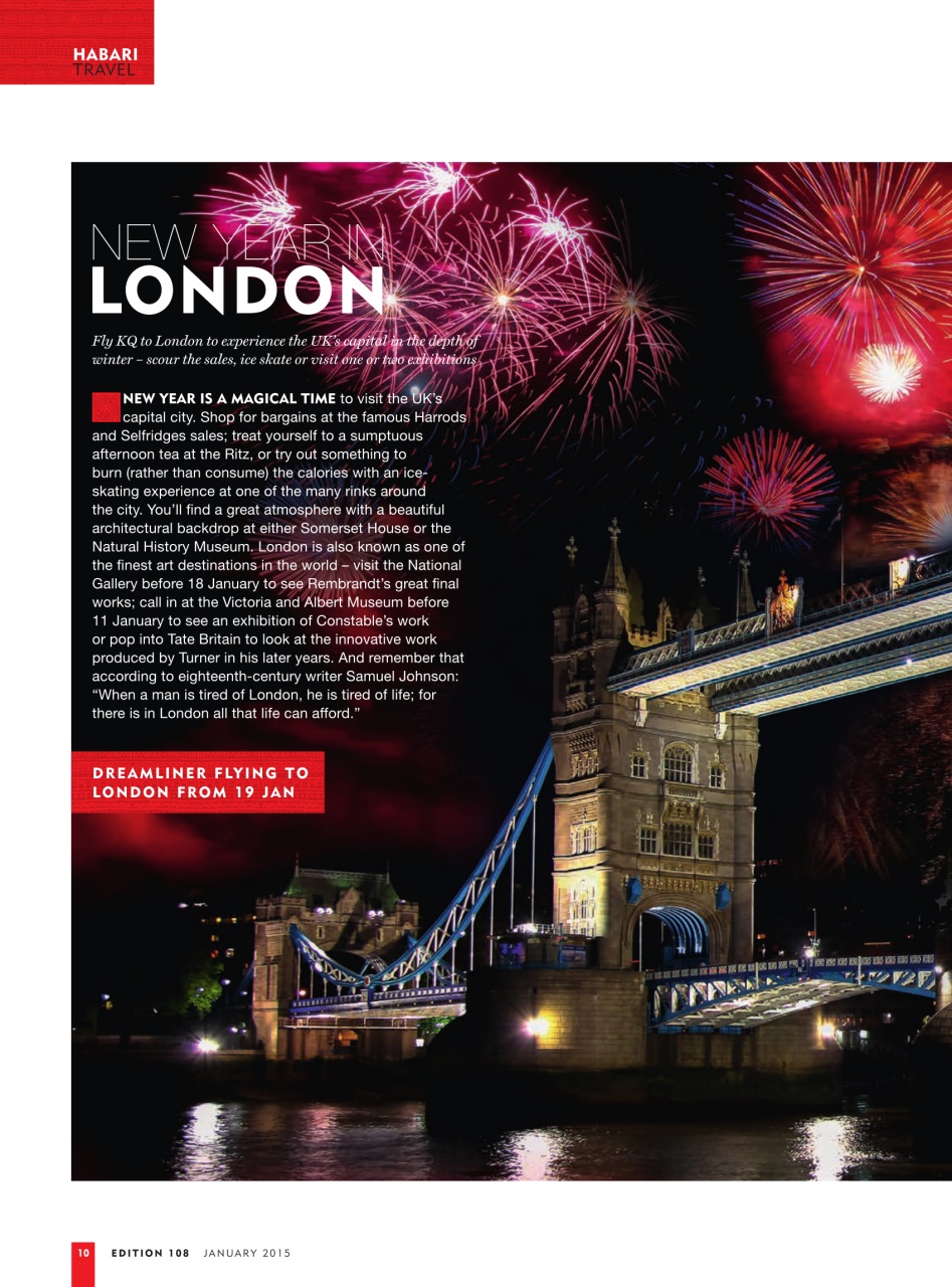 MSAFIRI – Kenya Airways Inflight Preview Pages