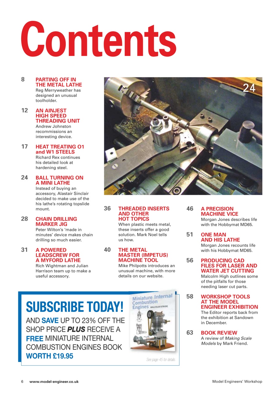 Model Engineer & Workshop Magazine Preview Pages