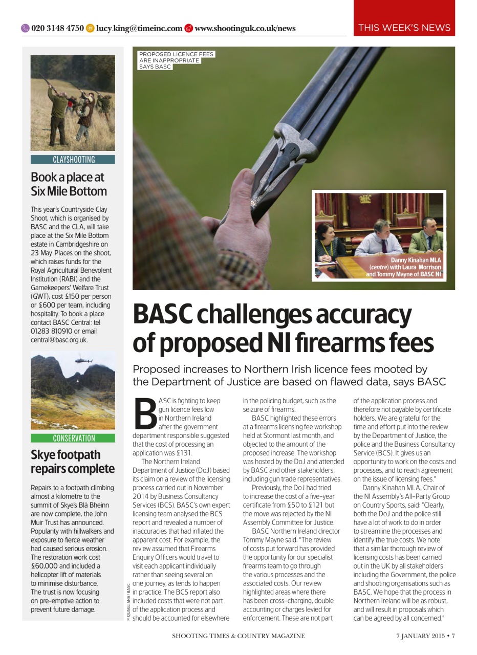 Shooting Times & Country Preview Pages