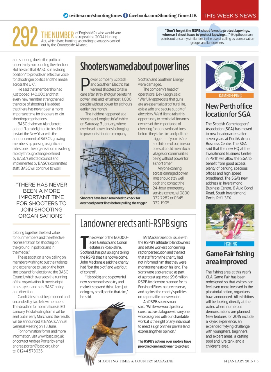 Shooting Times & Country Preview Pages