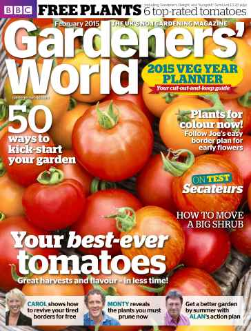 BBC Gardeners’ World Magazine issue February 2015
