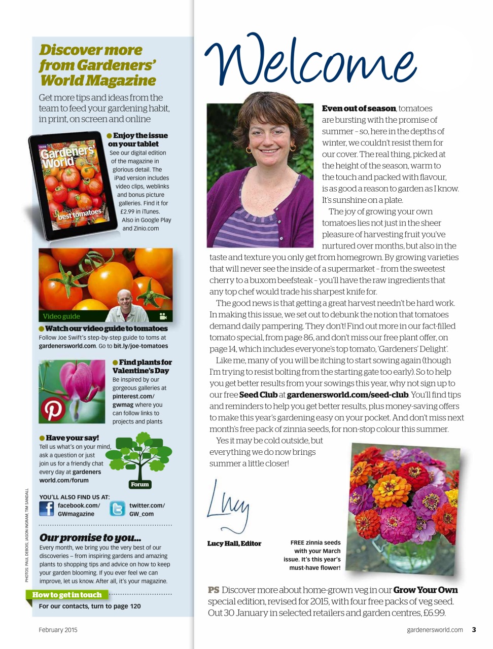 BBC Gardeners’ World Magazine Preview Pages