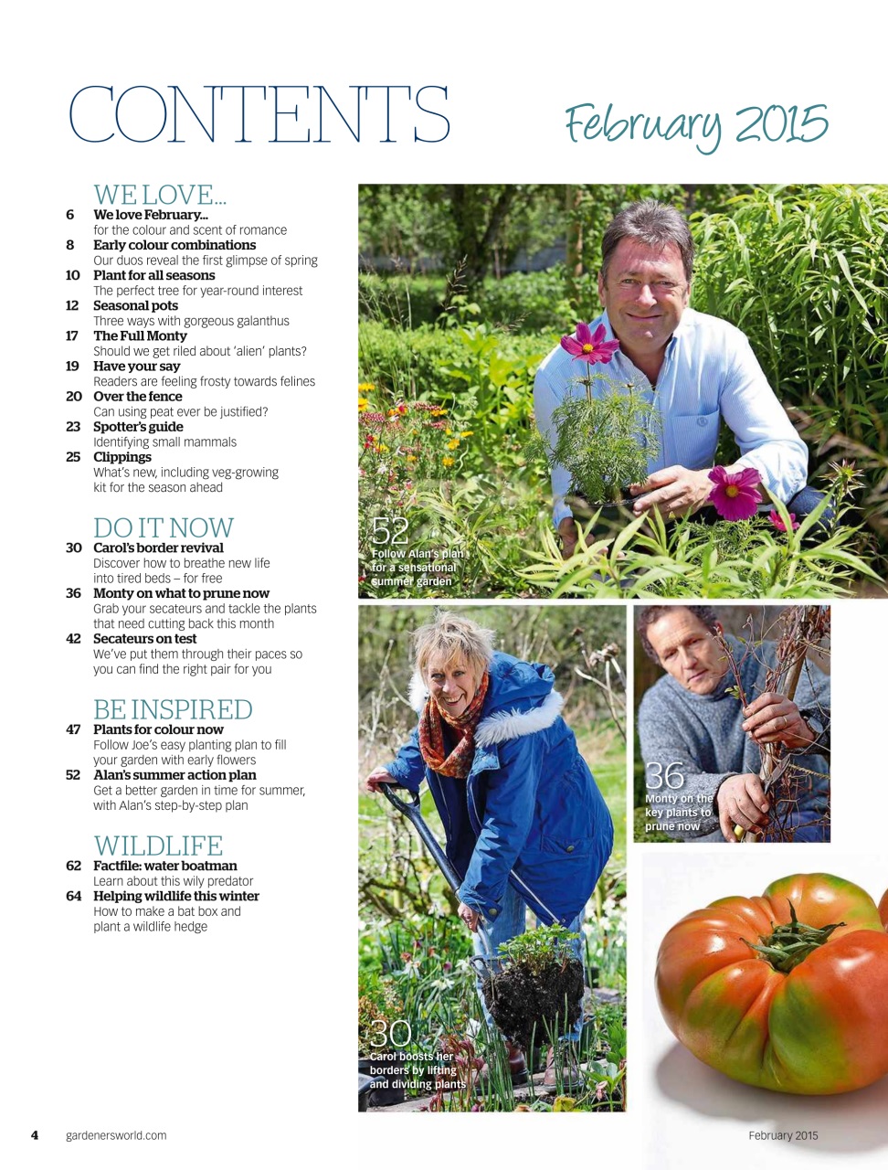 BBC Gardeners’ World Magazine Preview Pages