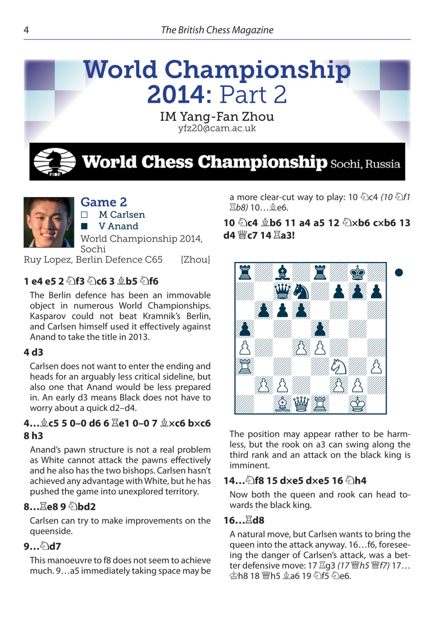 British Chess Magazine Preview Pages