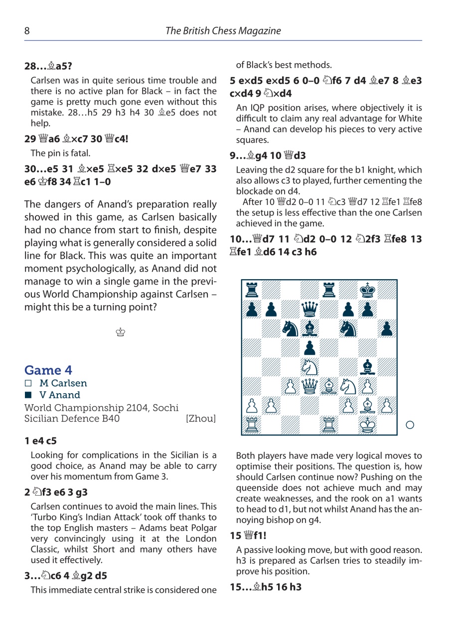 British Chess Magazine Preview Pages