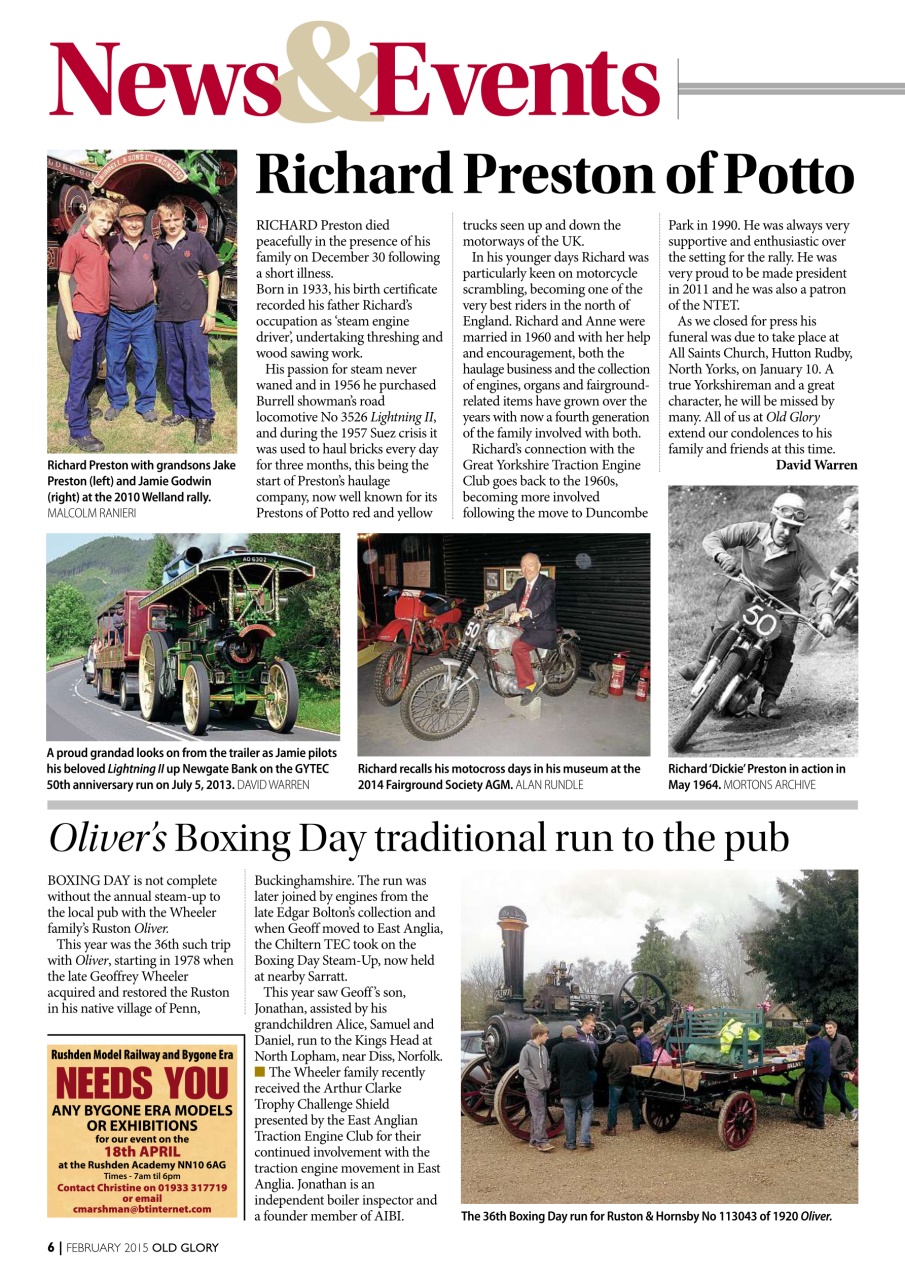 Old Glory Magazine Preview Pages