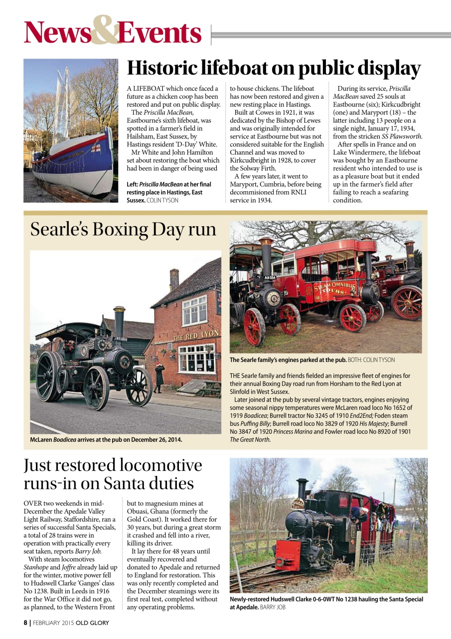 Old Glory Magazine Preview Pages